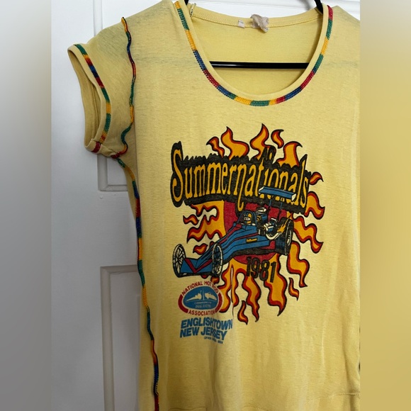 80’s Vintage SummerNationals Hot Rod graphic tee - Picture 2 of 6